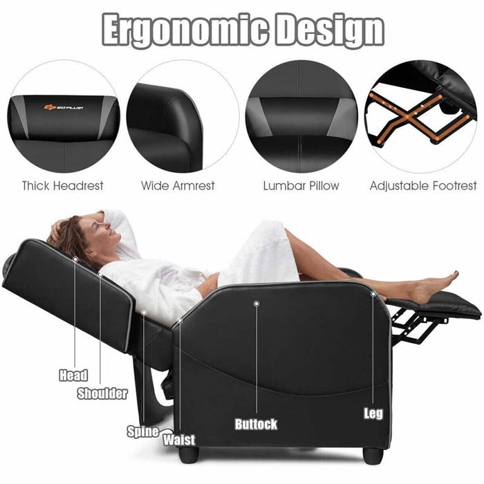 Home Gaming Recliner & Chair with Massage Function