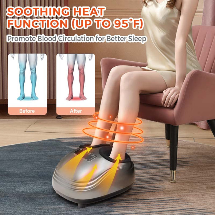 Eletriclife Shiatsu Foot Massager Machine with Deep Kneading