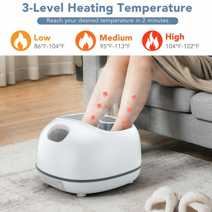 Eletriclife Steam Foot Spa Massager With 3-Level Heating Temperature