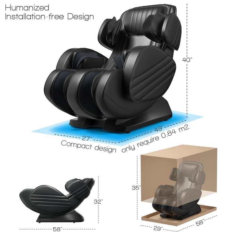 Eletriclife Zero Gravity 3D Massage Chair with SL Track