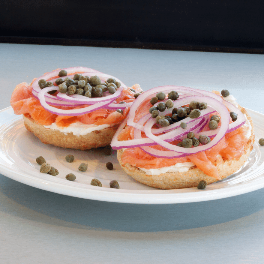  Bagel & Lox from the Dilettante Mocha Café