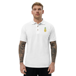 pineapple golf polo