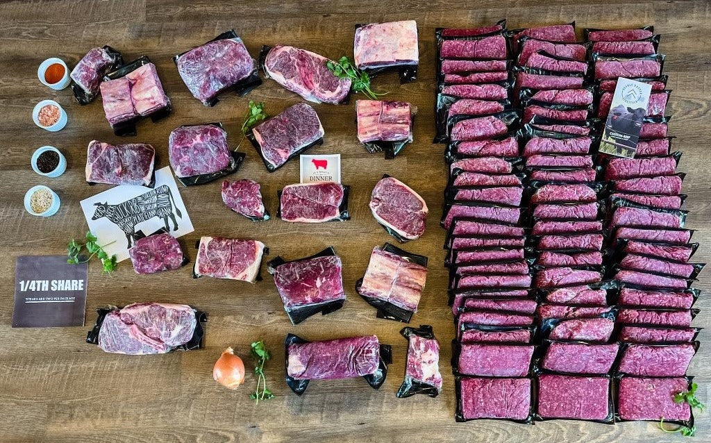1/4 BEEF SHARE -100% Grass-Fed