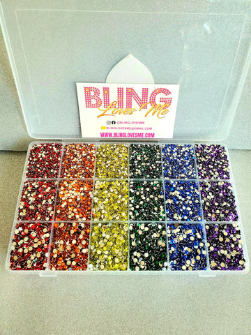 Love Me 6 Colors Jelly Rhinestone Kit – One Stop Cups