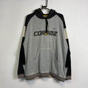 Grey Nike 2000s Cortez Hoodie Pullover 2XL