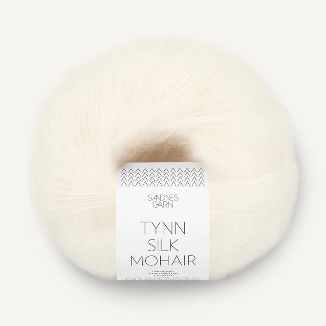 Se Sandnes - Tynn Silk Mohair - 3553 Støvet blommerosa hos Livini