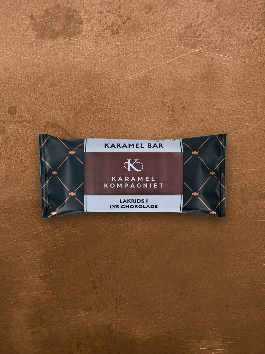 Se Karamel bar: Lakrids i lys chokolade - Karamelkompagniet hos Livini