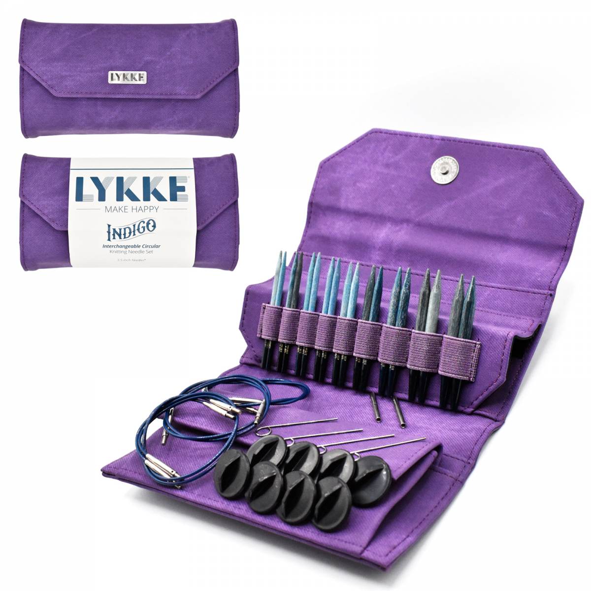 Billede af LYKKE Needles - Indigo 3,5 in (ca. 9 cm)