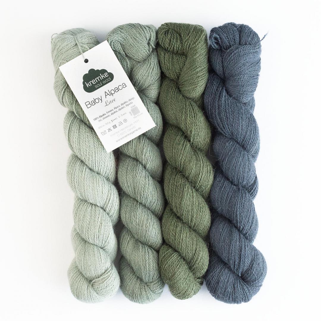 Se Kremke - Baby Alpaca Lace - 01 Naturhvid hos Livini