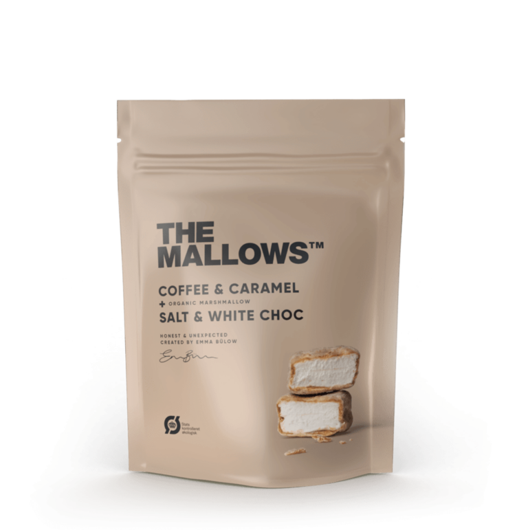 Se The Mallows - Coffee & Caramel - skumfiduser med kaffe og karamel 90G hos Livini