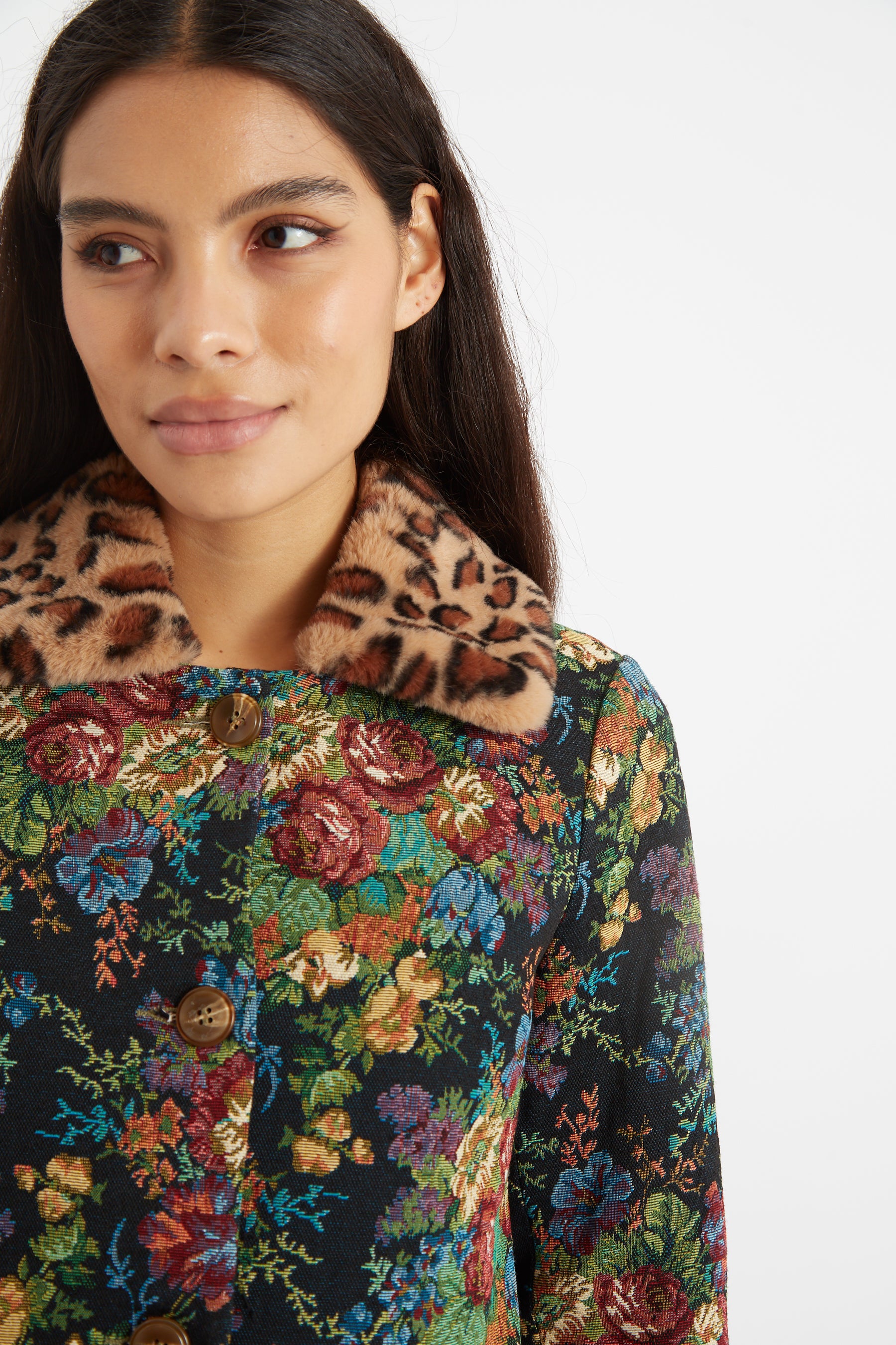 35％OFF louren flower mole jacquard coat santaritasericita.com.br