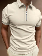 Load image into Gallery viewer, New for Summer 2022 High Quality Men&#39;s Collar Zipper Polo Shirt
