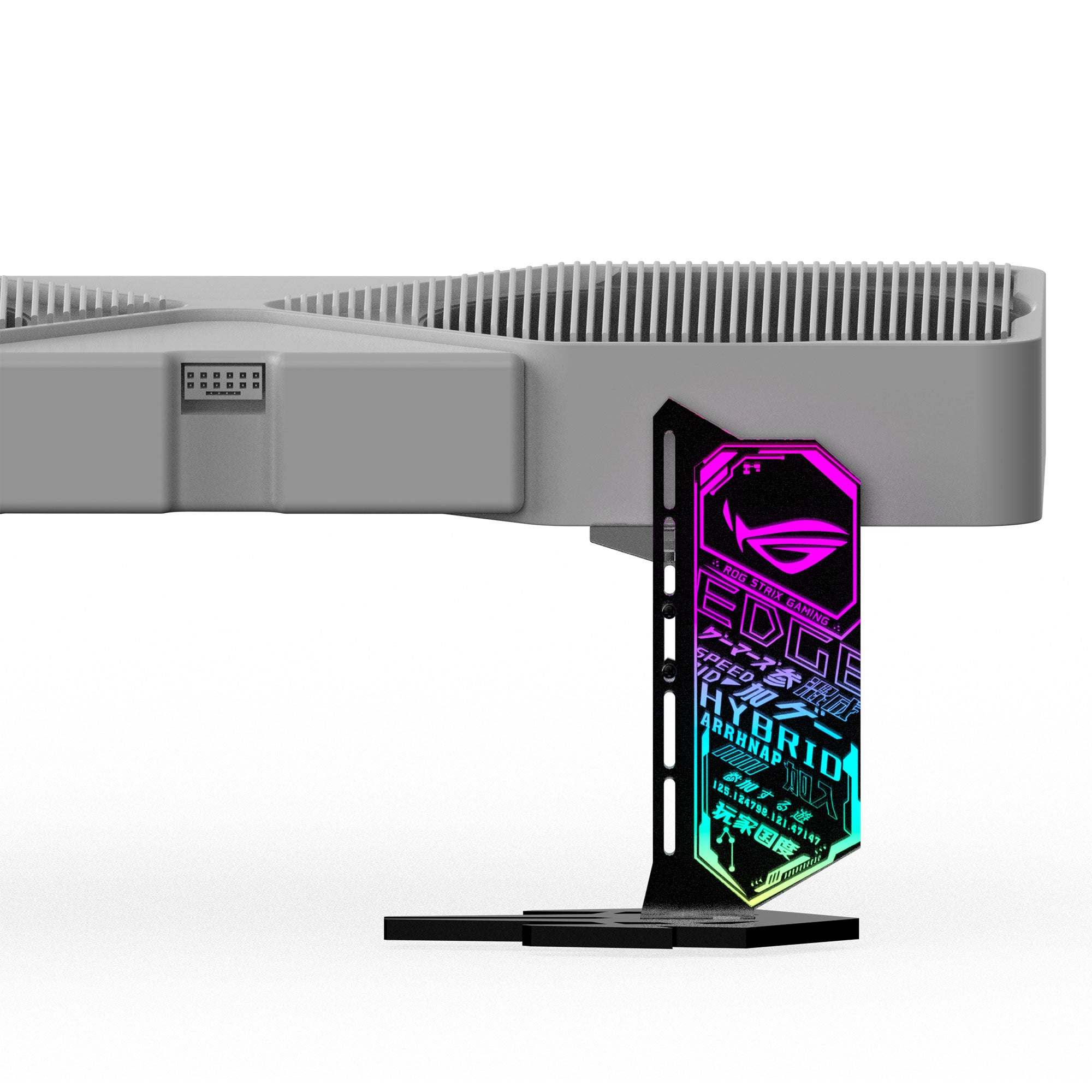 customized argb standing gpu holder support 5v 3pin sync graphics card holder support decoration