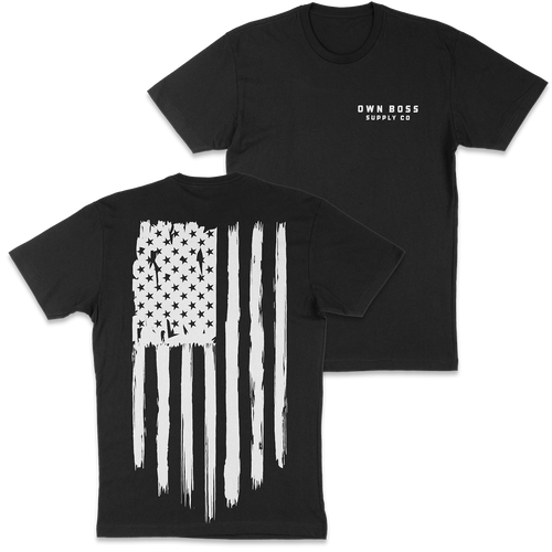 Distressed Flag Tee