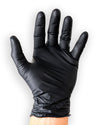 Black 4 Mil Disposable Nitrile Gloves (100-Box) - Own Boss Supply Co