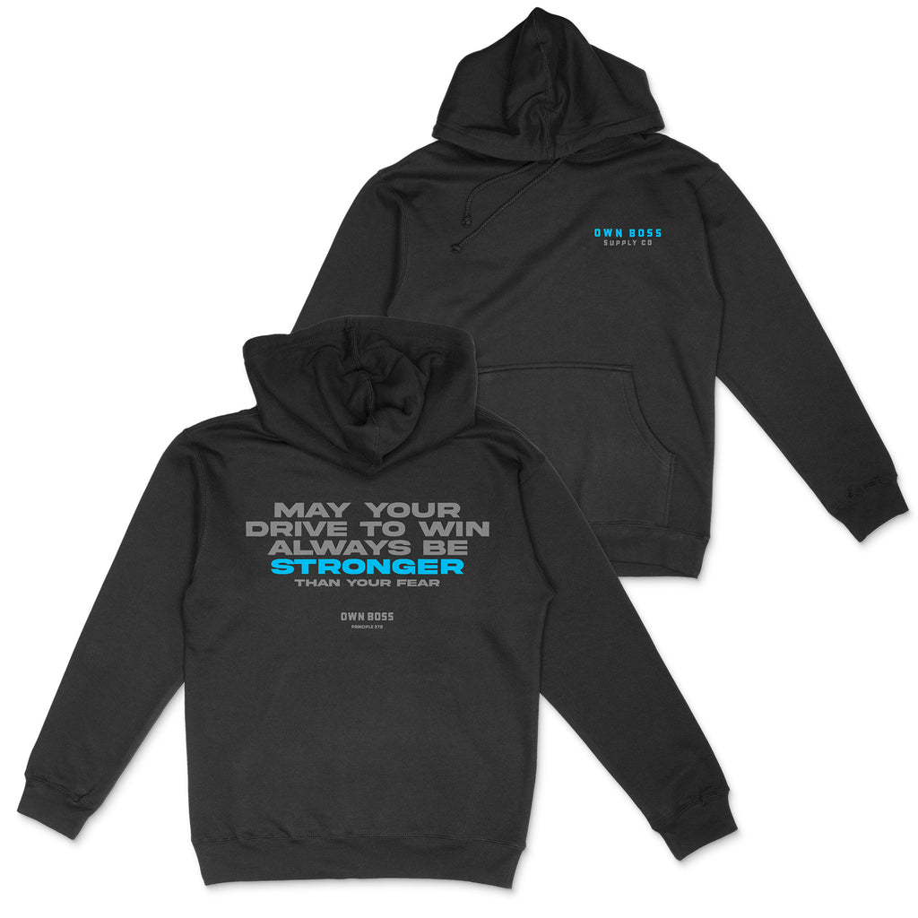 Stronger Than Fear Hoodie – Own Boss Supply Co