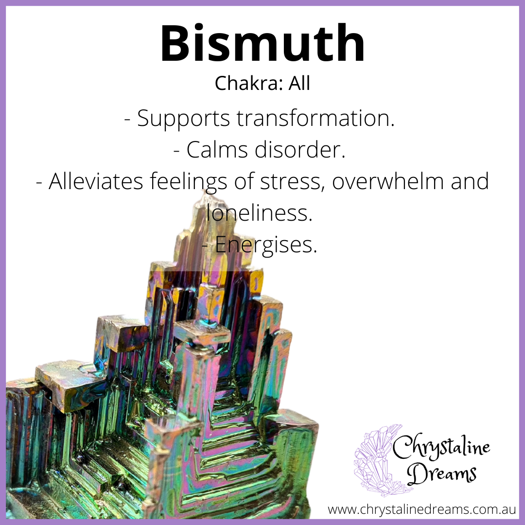 Bismuth Metaphysical Properties and Meanings