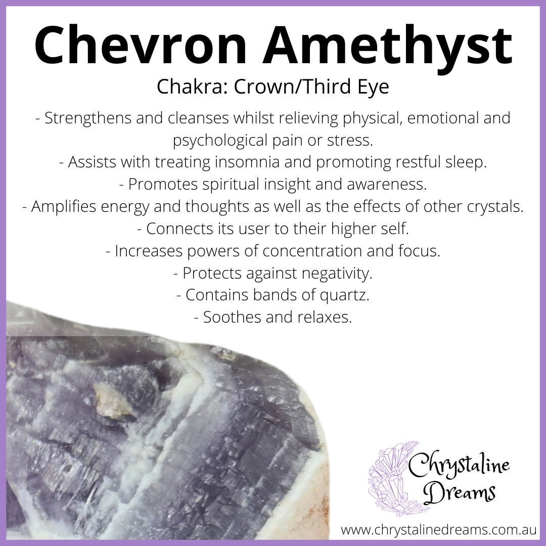 Chevron Amethyst Metaphysical Properties and Meanings