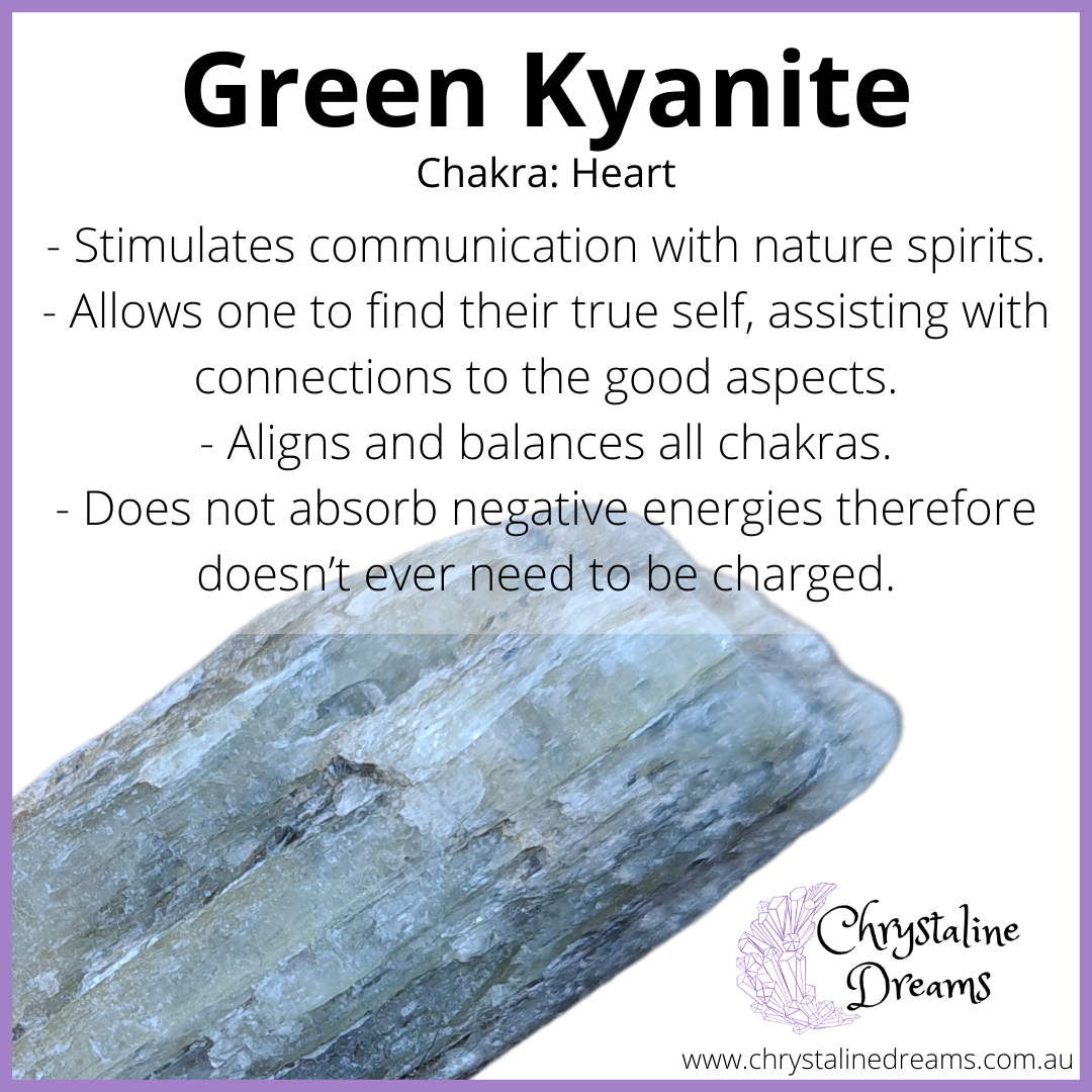 Green Kyanite Metaphysical Properties and Meanings