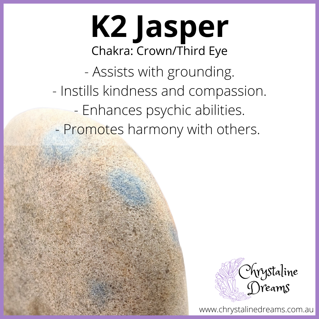 K2 Jasper Metaphysical Properties and Meanings