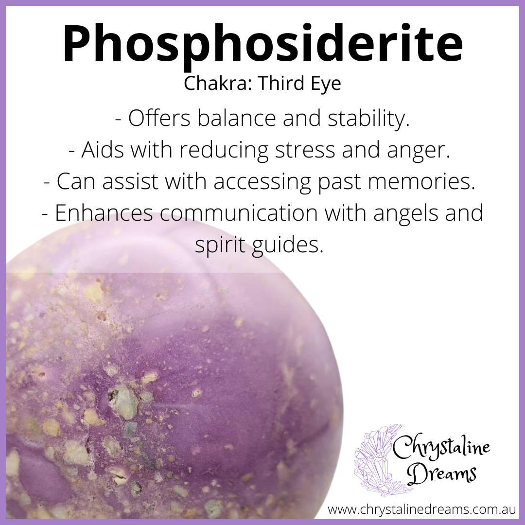 Phosphosiderite Metaphysical Properties and Meanings