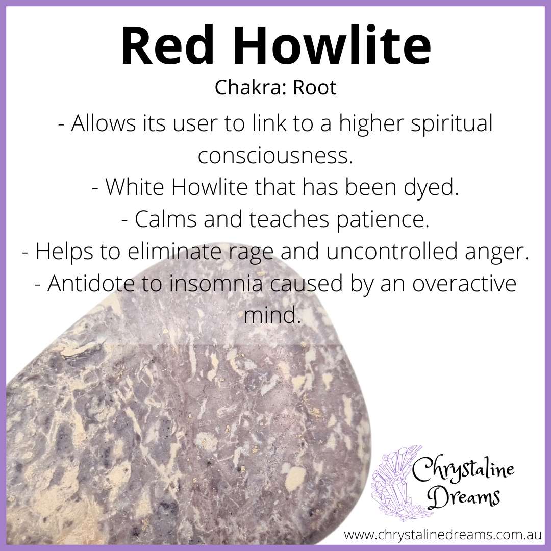 Red Howlite Metaphysical Properties and Meanings