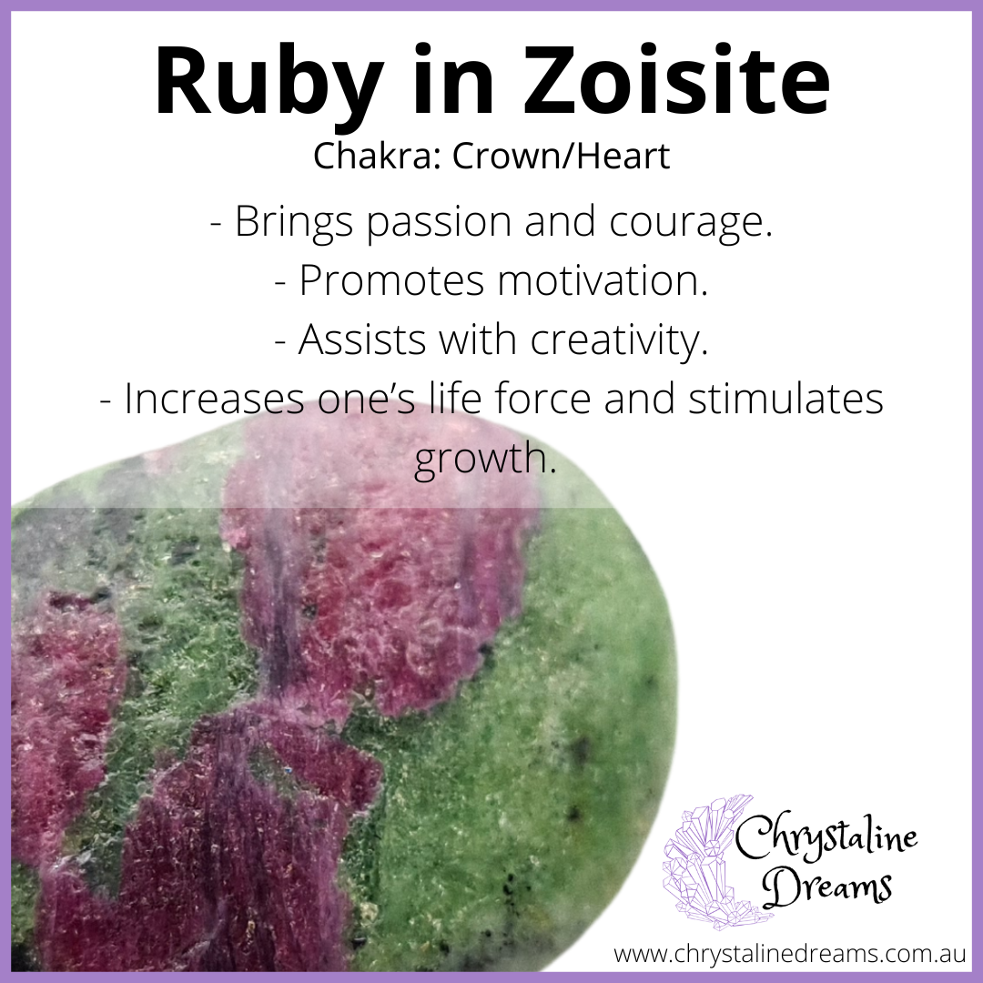 Ruby in Zoisite Metaphysical Properties and Meanings
