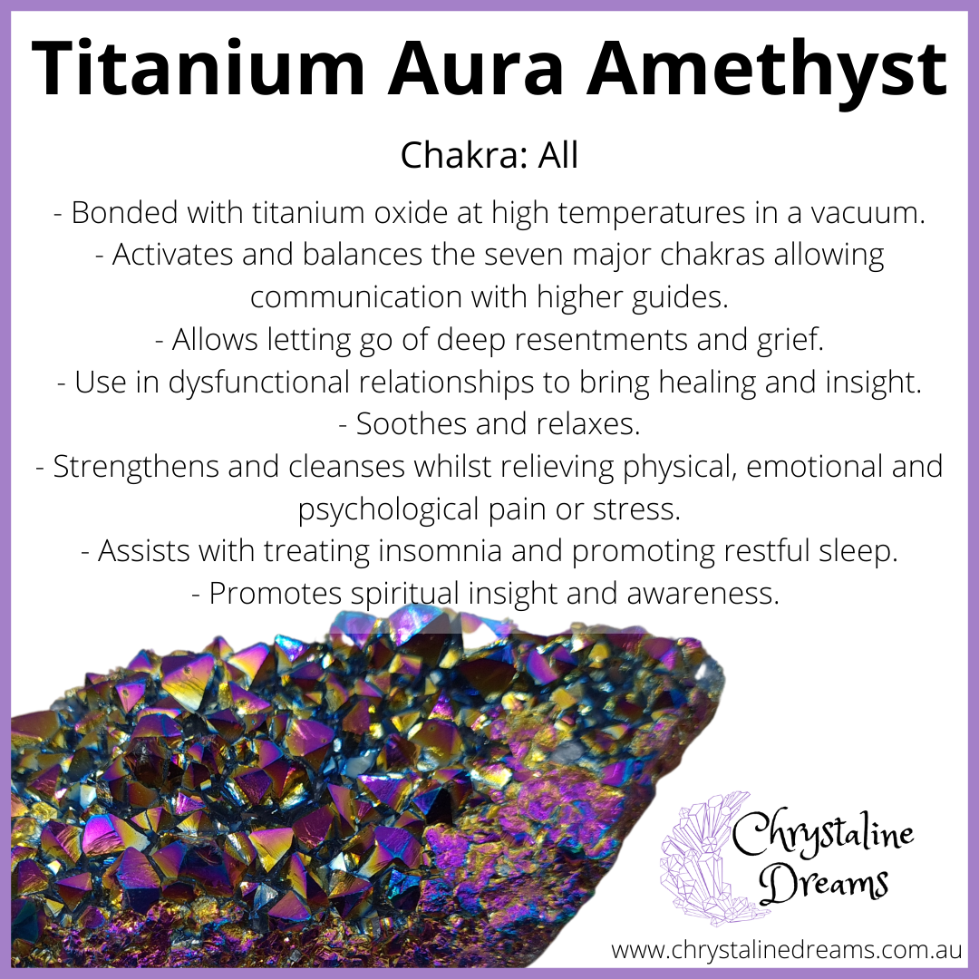 Titanium Aura Amethyst Metaphysical Meaning and Properties