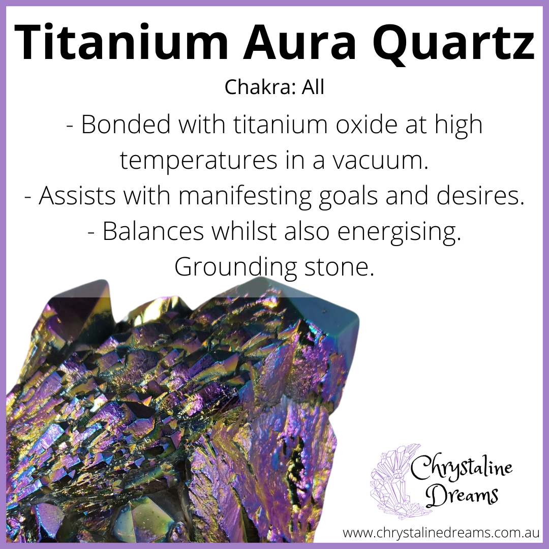 Titanium Aura Quartz Metaphysical Properties and Meanings