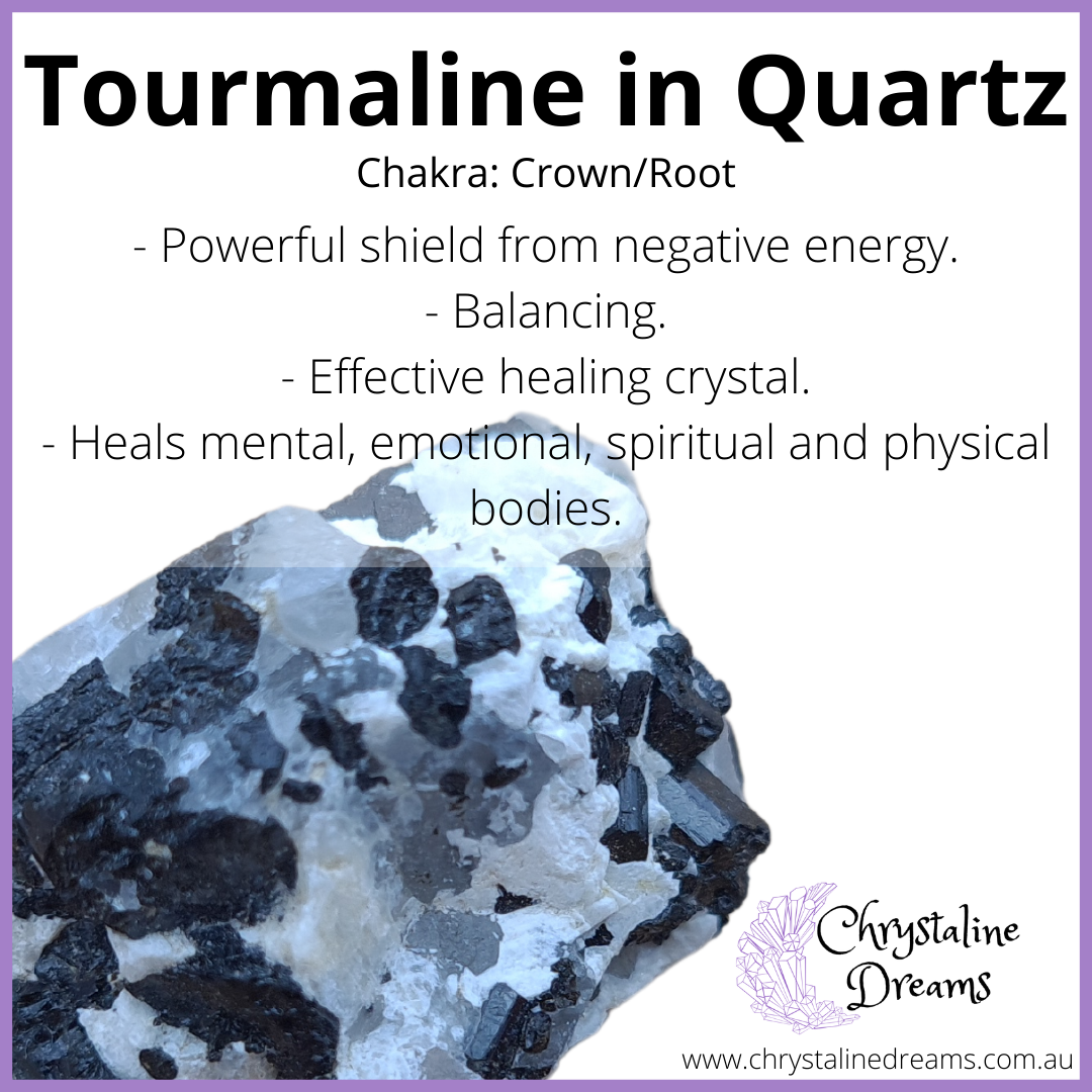 Tourmaline in Quartz Metaphysical Meaning and Properties