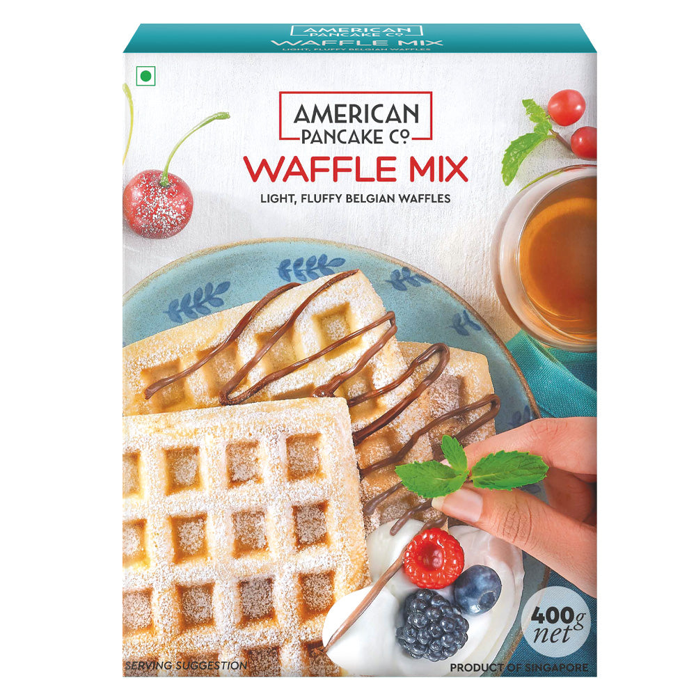 Belgian Style Fluffy Waffle Mix 400g Eggless Makes 7 8 Fluffy W The Gurme Store