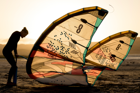 dlab evo inflation Kitesurfing kite