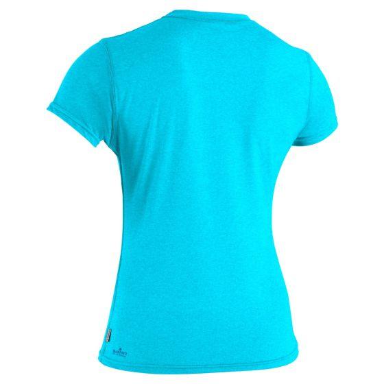 O'Neill Women's Blue Print S/S Sun Shirt Turquoise