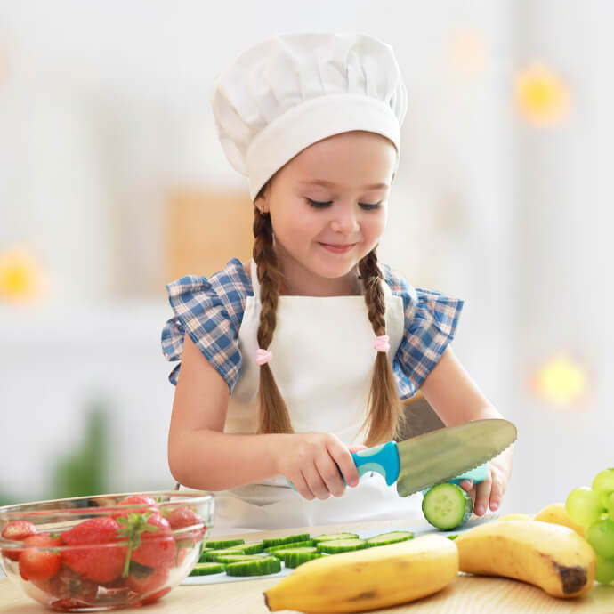 3pcs couteau de cuisine pour enfants bords dentelés en - Temu Canada