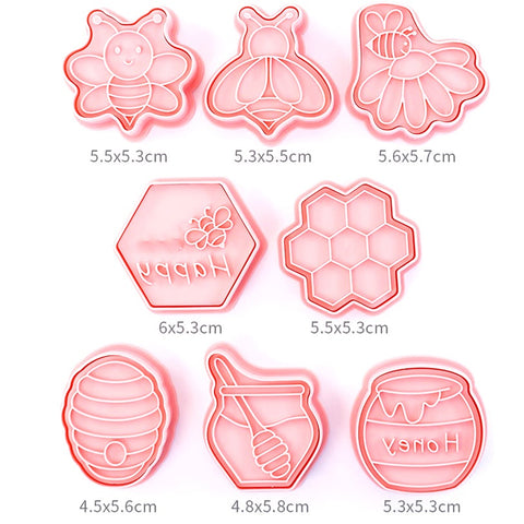 bee cookie cutters australia stamp embosser 