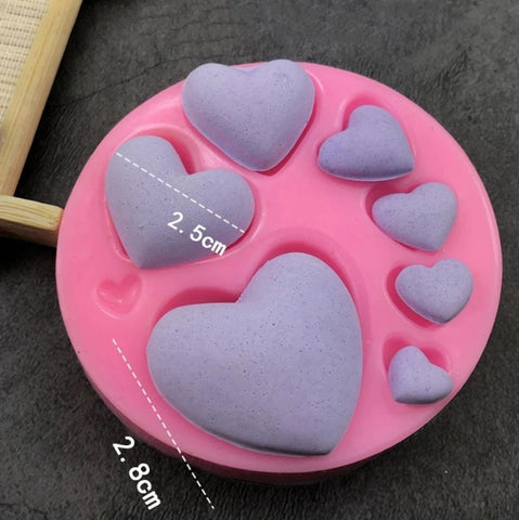 heart baking mould Desserts Fondant silicone australia