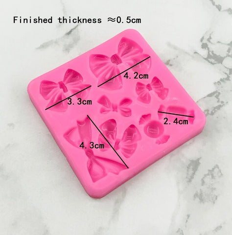 ribbon bow baking silicone mould Baking dessert fondant australia