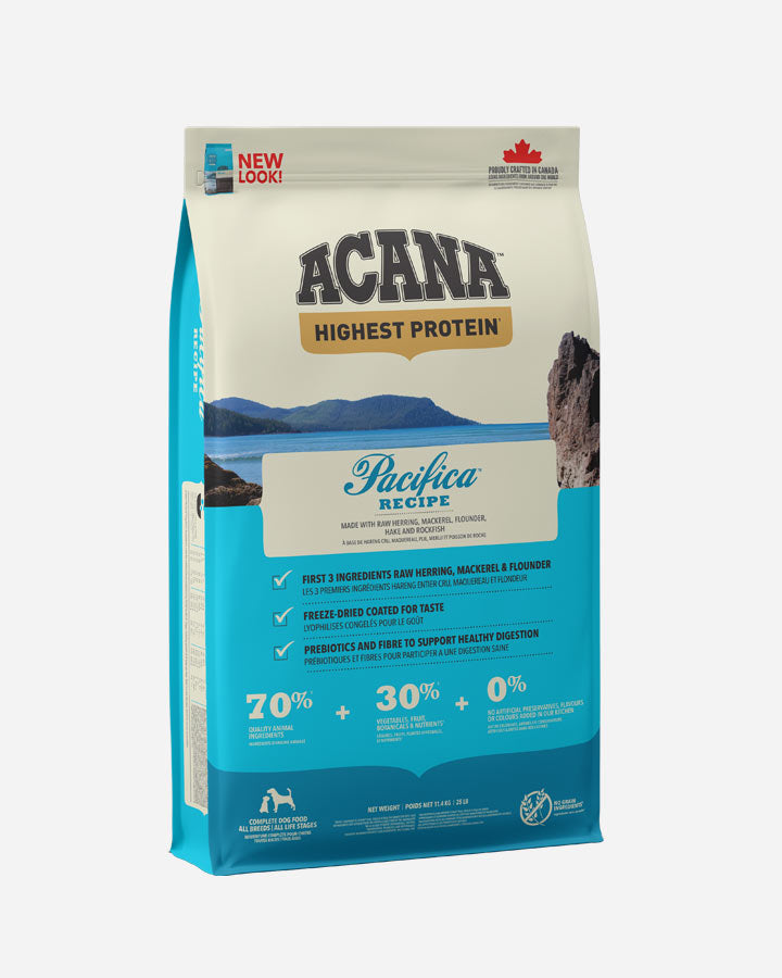 Acana Pacifica Dog Food - Raw Herring Mackerel & Flounder - Petlux.eu product image