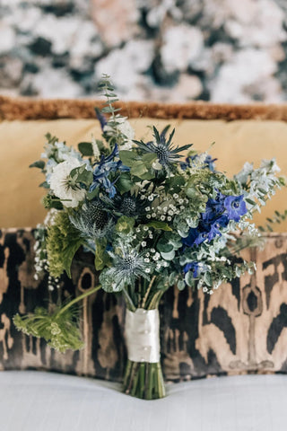 Wild bridal bouquet