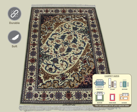 Isfahan Area Rug 187cm x 127cm