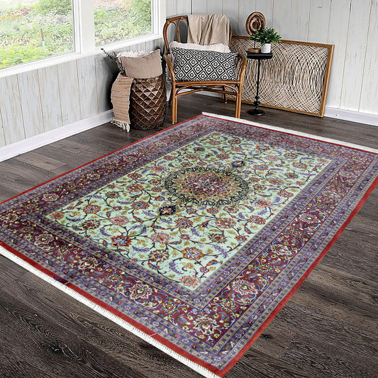 Qum Silk Area Rug 142cm x 103cm