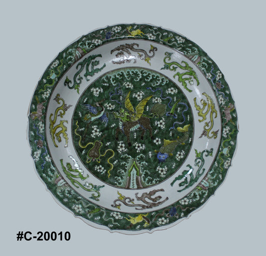 Porcelain Illustrated Plate