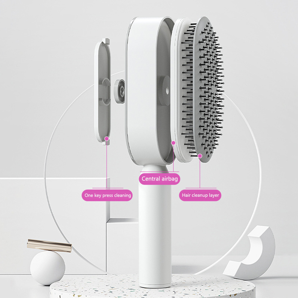 Self Cleaning Hair Brush – HackingLife