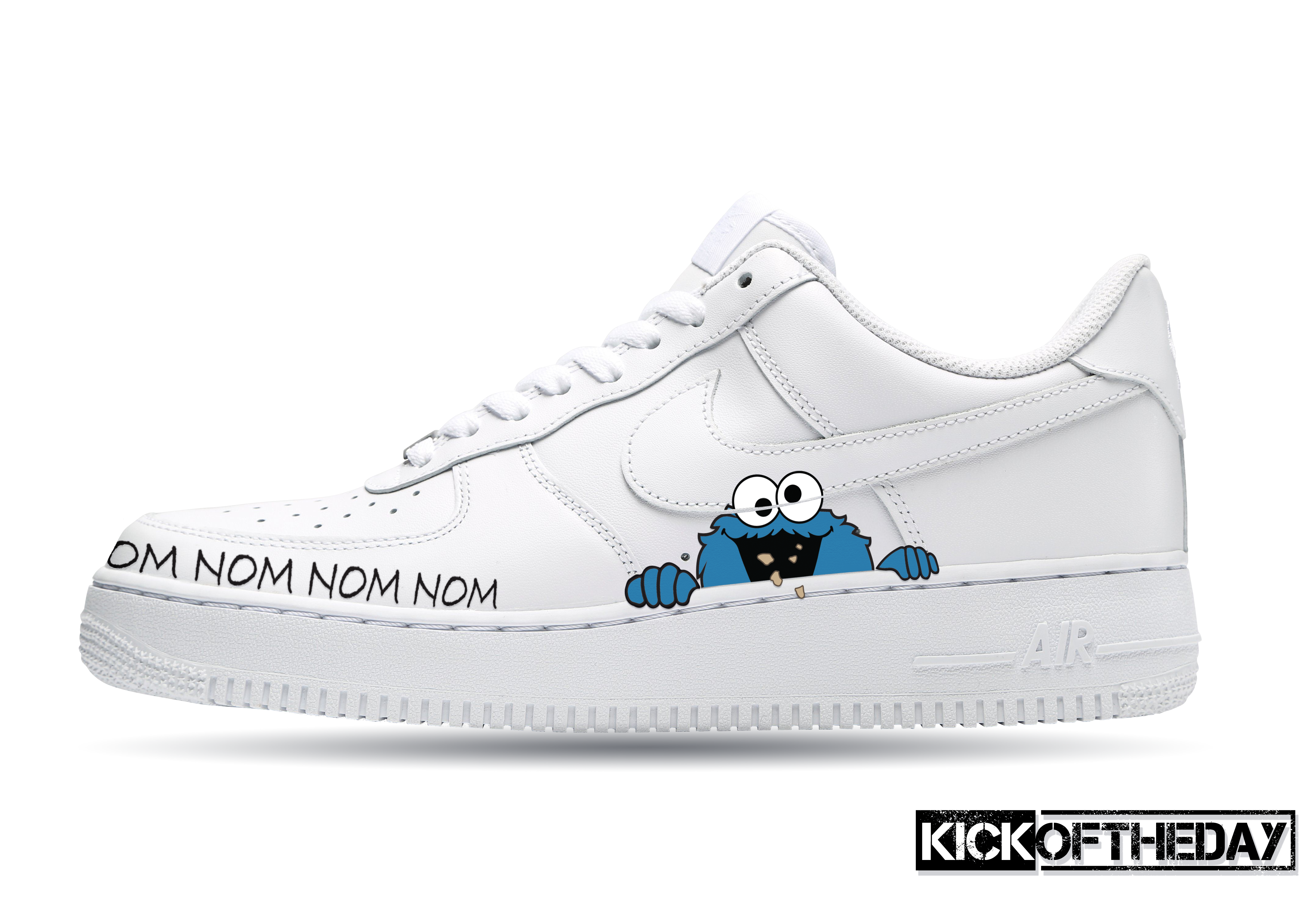 cookie monster air force ones