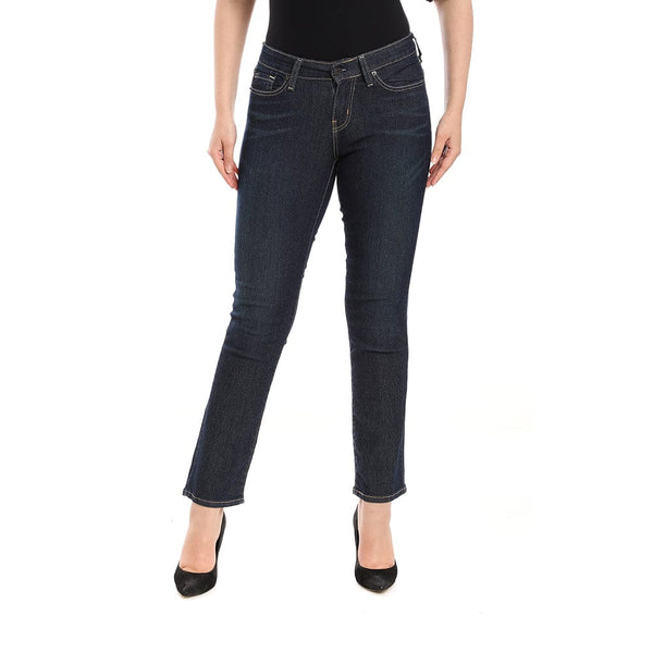 Regular-fit Jeans Pants for Women, Cotton/Lycra - Blue - Gahez Market