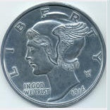 Jumbo Coin-3" Mercury Dime