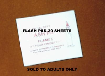 Flash Paper - Red (pack of 4 large sheets)