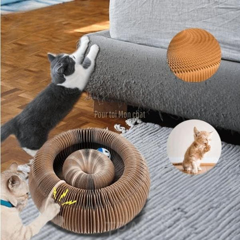 Jouet-griffoir modulable pour chat en carton Max&Mitzy