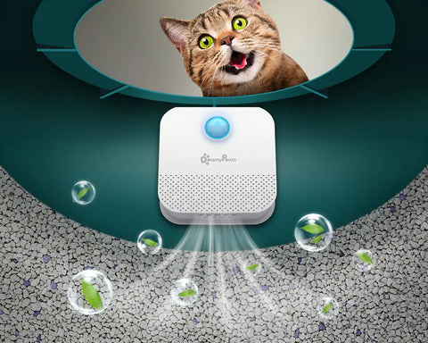 Désodorisant automatique litière chat d'épurateur intelligent d'odeur chat  pour#