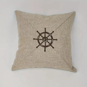 Embroidered Nautical - Coastal Pillows Plus